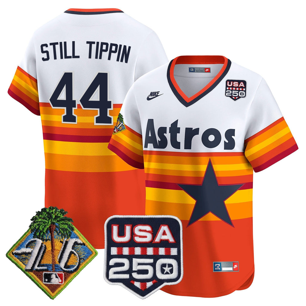 HOU 2026 Spring Training & 250America Patch Vapor Premier Limited Jersey - All Stitched