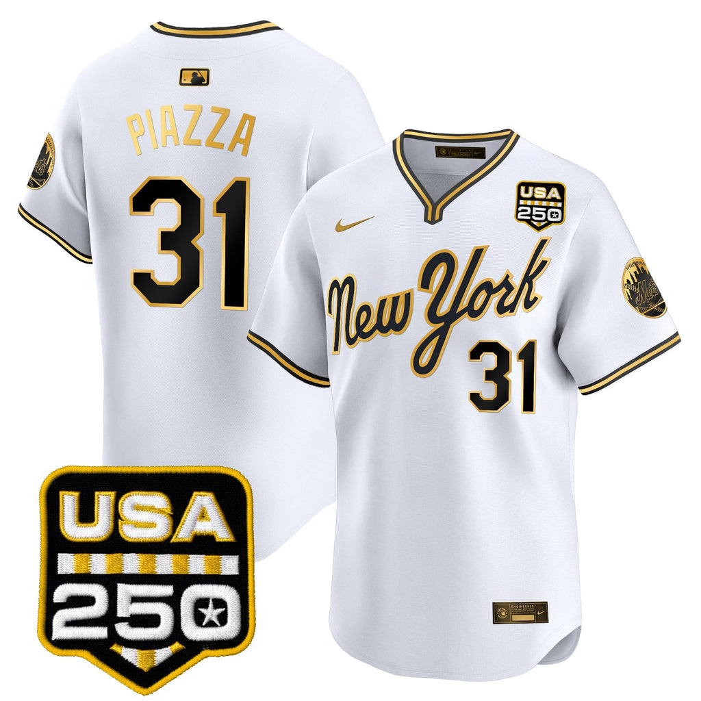 NYM Road Alternate & 250America Patch Vapor Limited Jersey - All Stitched