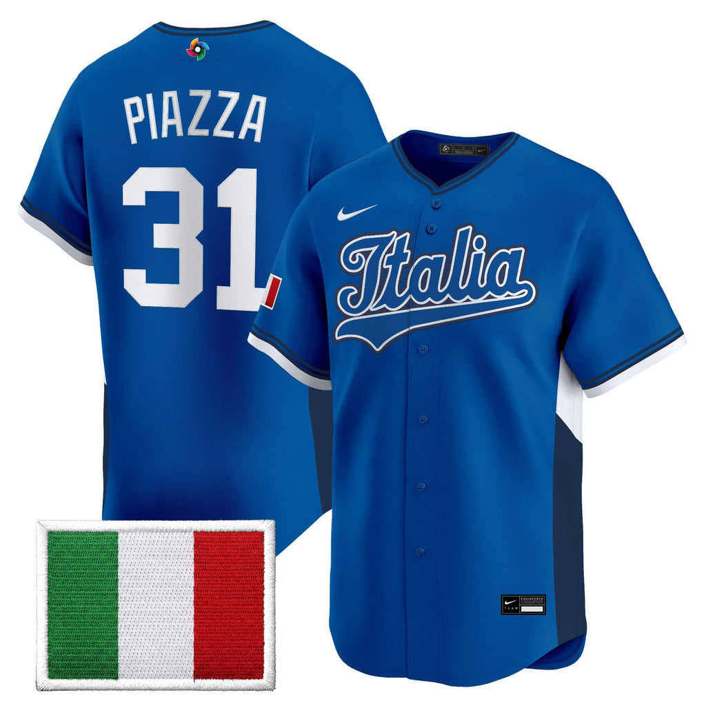 Team Italy 2026 World Baseball Classic Vapor Premier Jersey - All Stitched