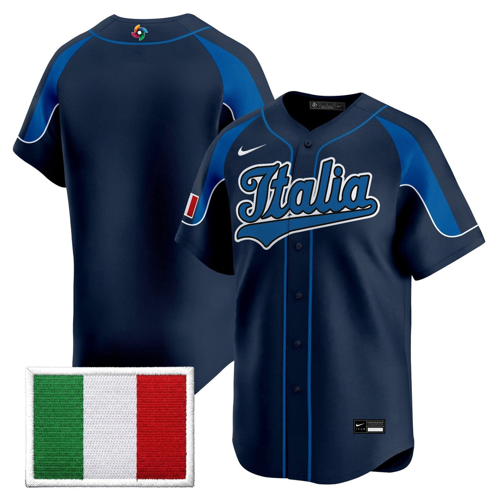 Team Italy 2026 World Baseball Classic Vapor Premier Jersey - All Stitched