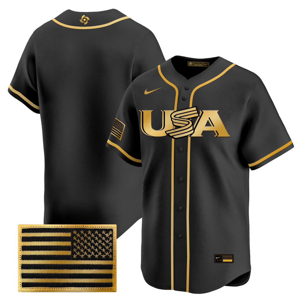 Team USA World Baseball Classic Vapor Premier Jersey - 2026 Roster - All Stitched