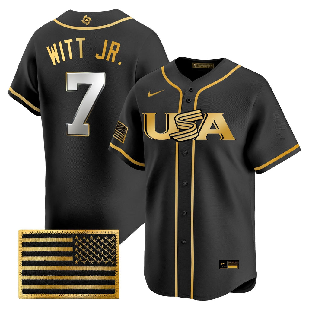 Team USA World Baseball Classic Vapor Premier Jersey - 2026 Roster - All Stitched