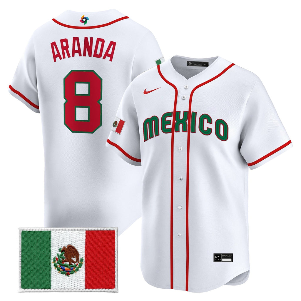 Team Mexico World Baseball Classic Gold Vapor Premier Jersey - All Stitched