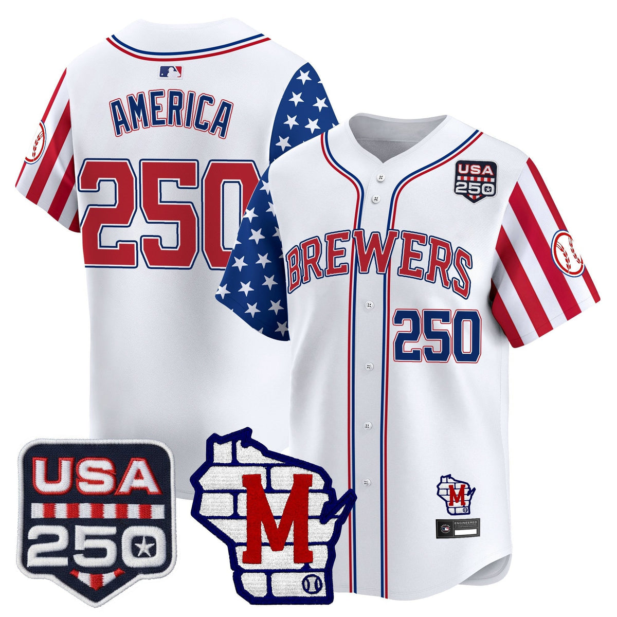 MIL "America250 Edition" Vapor Premier Limited Jersey - All Stitched