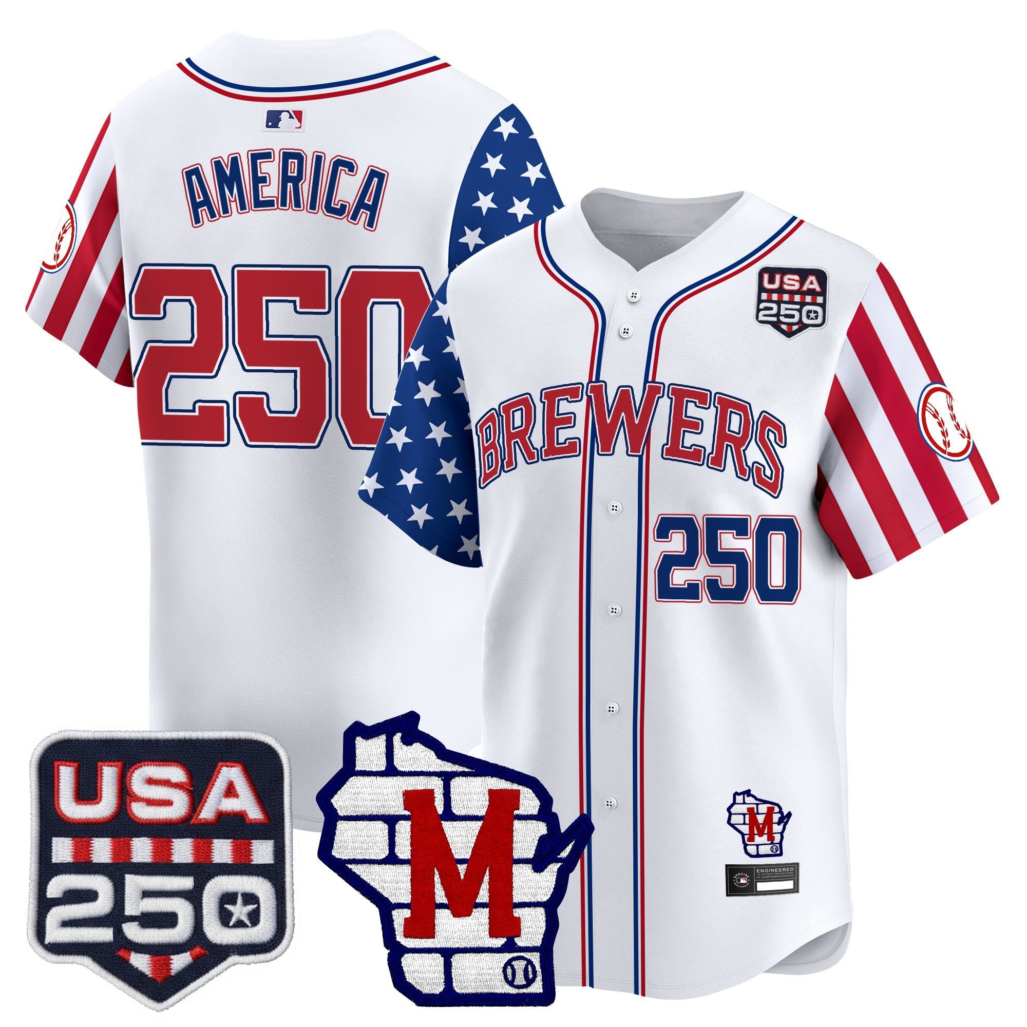MIL "America250 Edition" Vapor Premier Limited Jersey - Stitched