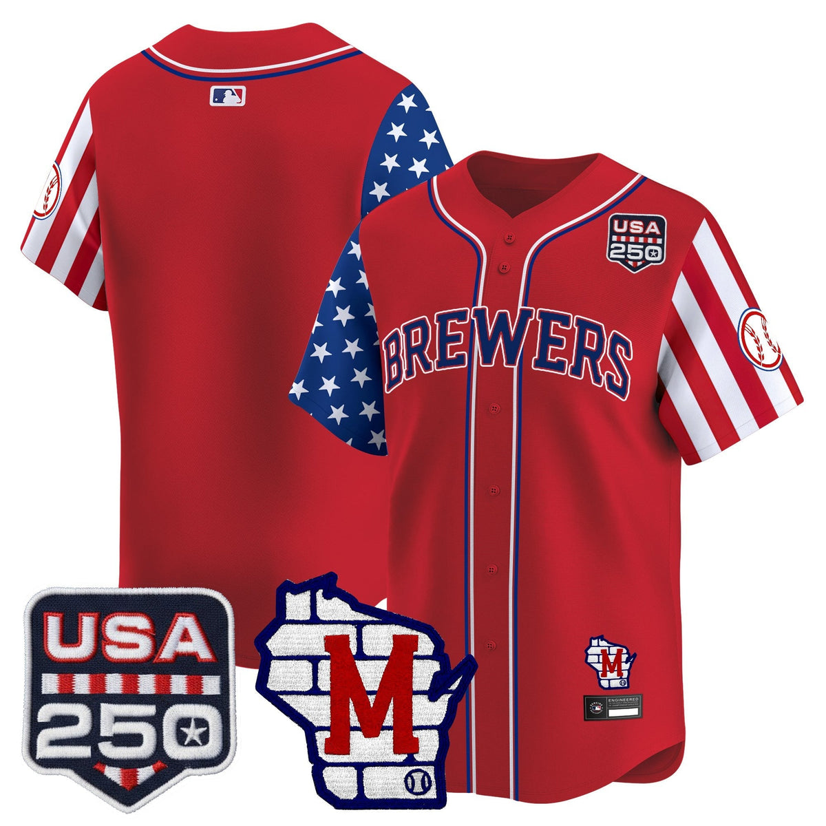 MIL "America250 Edition" Vapor Premier Limited Jersey - All Stitched