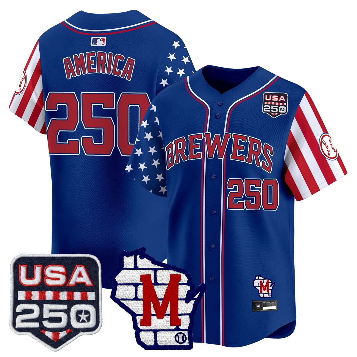 MIL "America250 Edition" Vapor Premier Limited Jersey - All Stitched