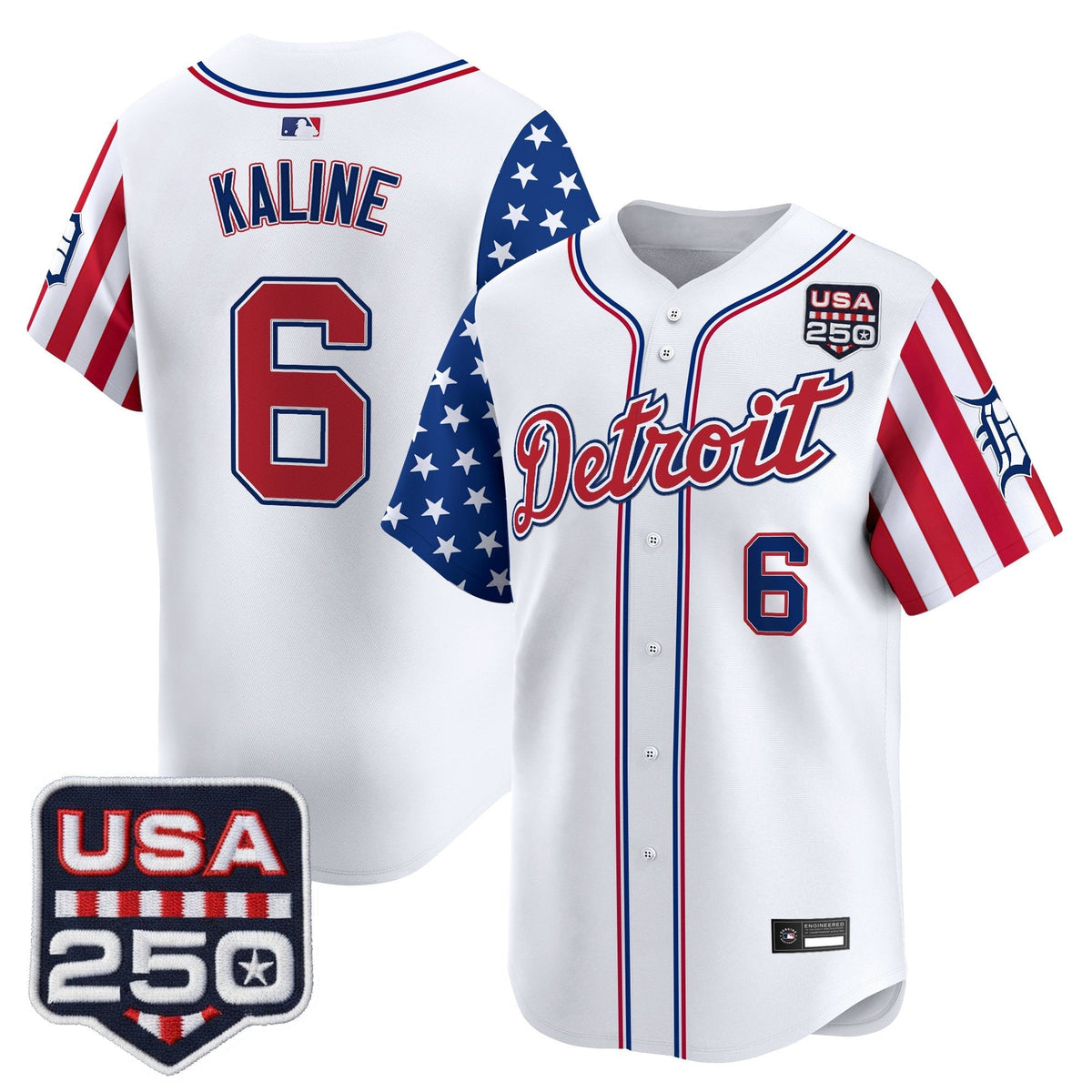 DET "America250 Edition" Vapor Premier Limited Jersey - All Stitched