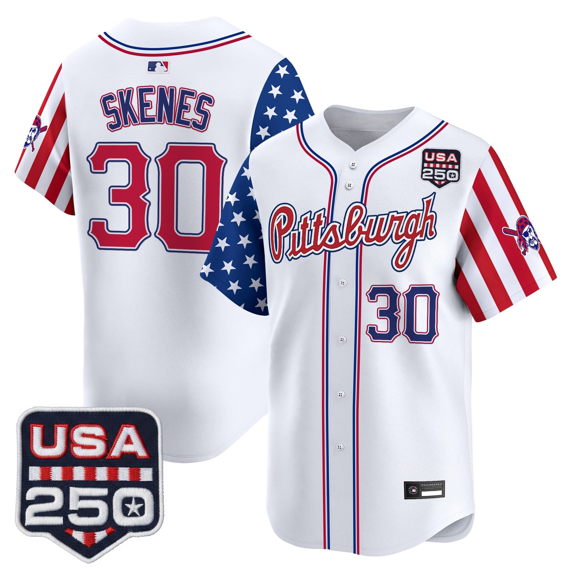 PIT "America250 Edition" Vapor Premier Limited Jersey - All Stitched