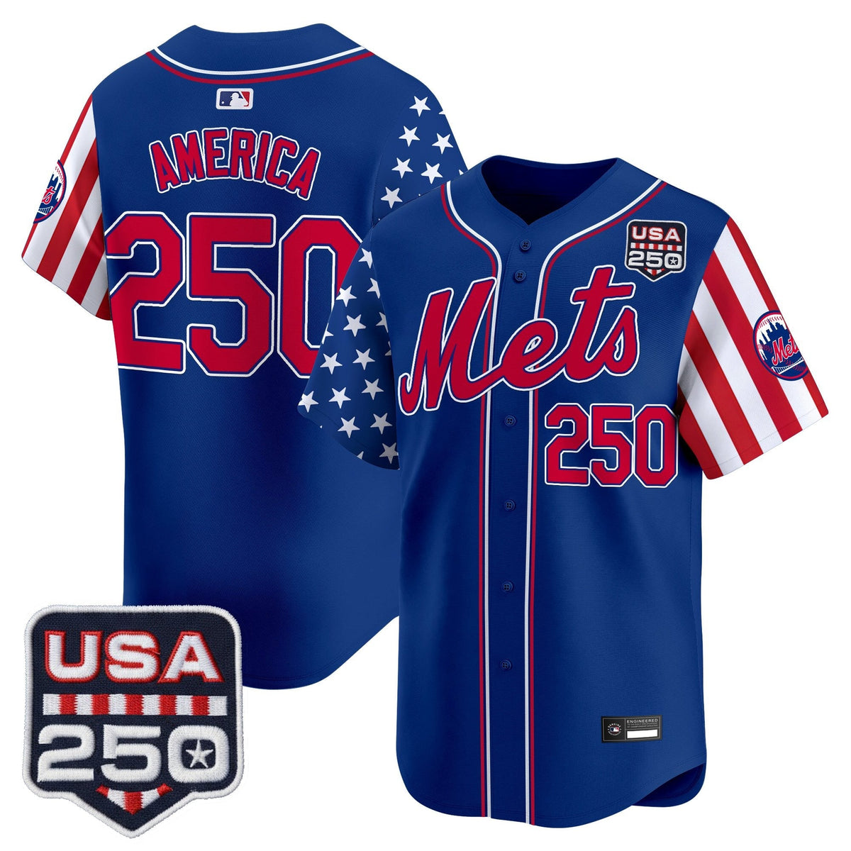 NYM "America250 Edition" Vapor Premier Limited Jersey - All Stitched