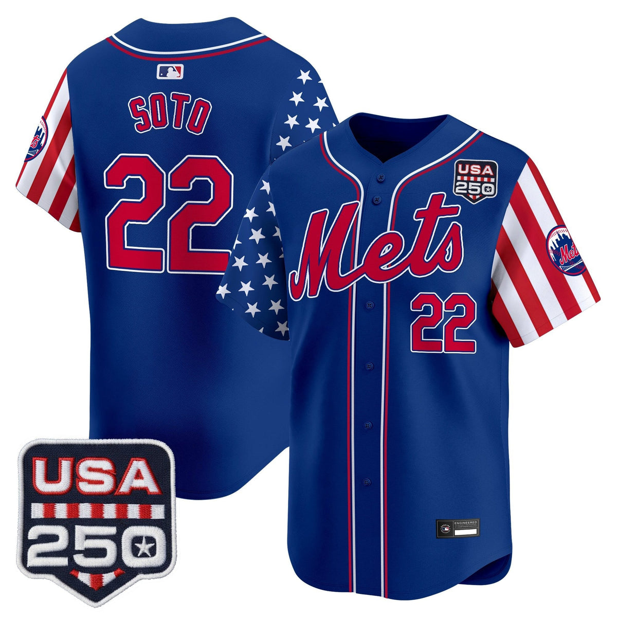 NYM "America250 Edition" Vapor Premier Limited Jersey - All Stitched