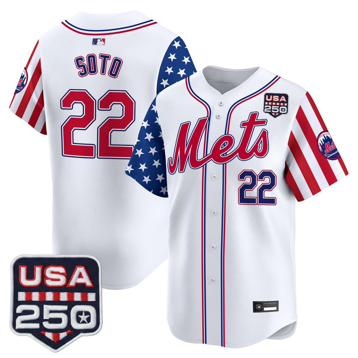 NYM "America250 Edition" Vapor Premier Limited Jersey - All Stitched