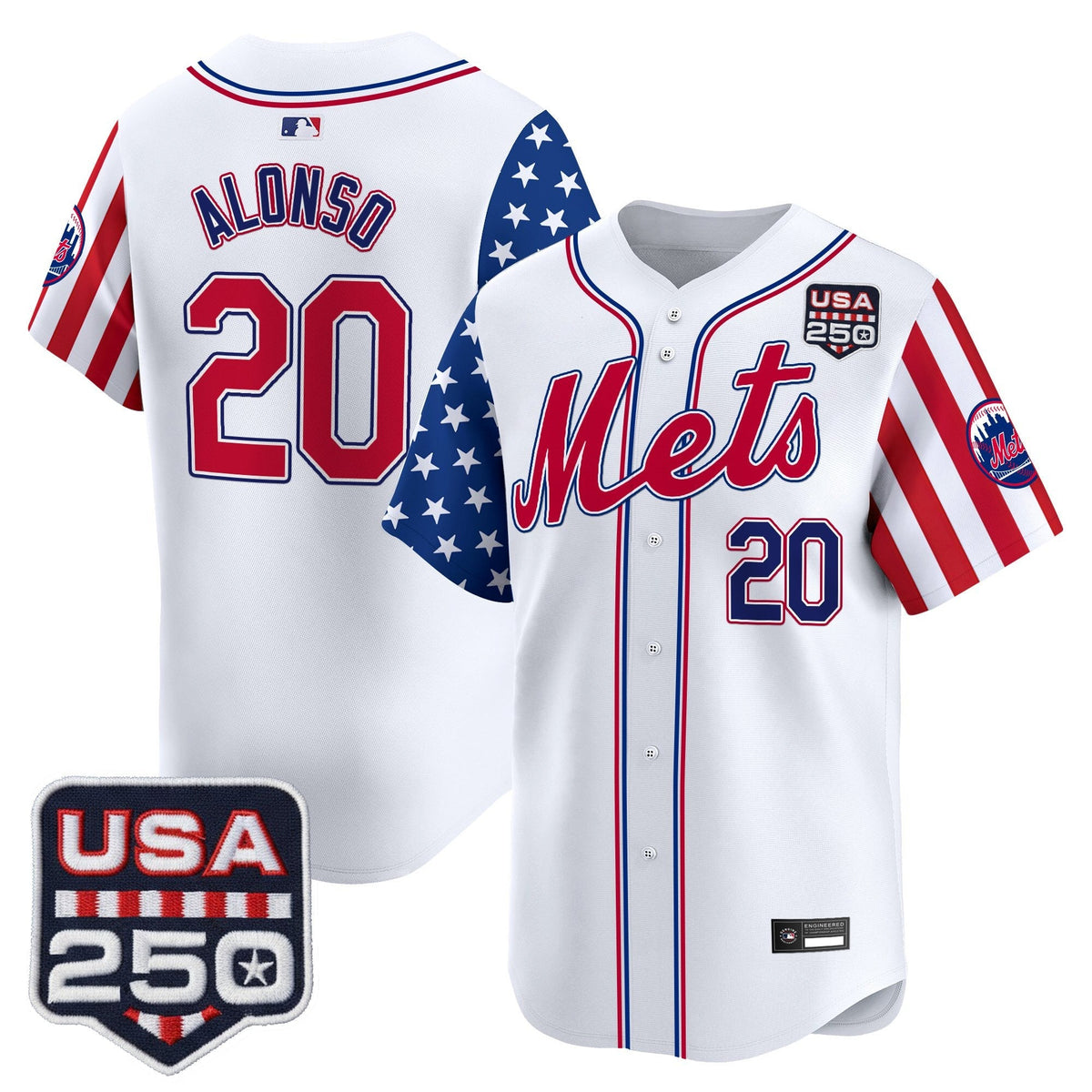 NYM "America250 Edition" Vapor Premier Limited Jersey - All Stitched