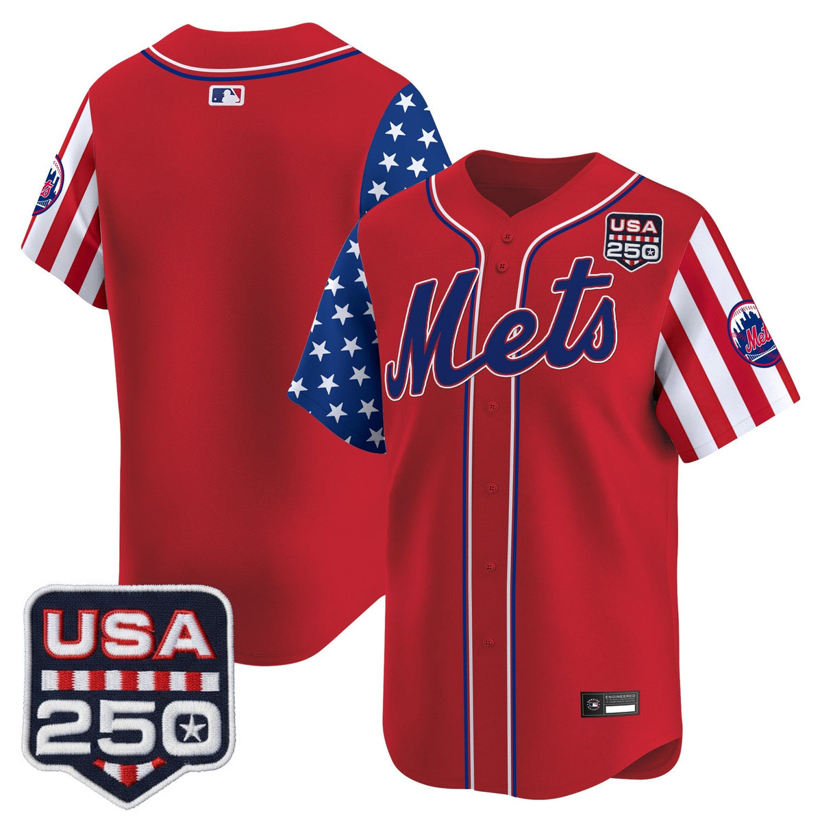 NYM "America250 Edition" Vapor Premier Limited Jersey - All Stitched