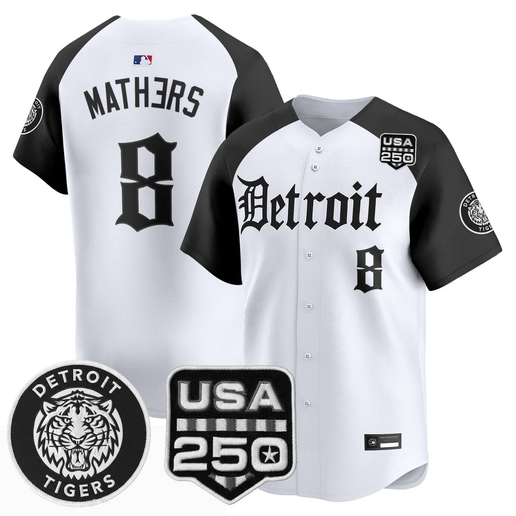 DET âGothic Editionâ Vapor Premier Limited Jersey - All Stitched