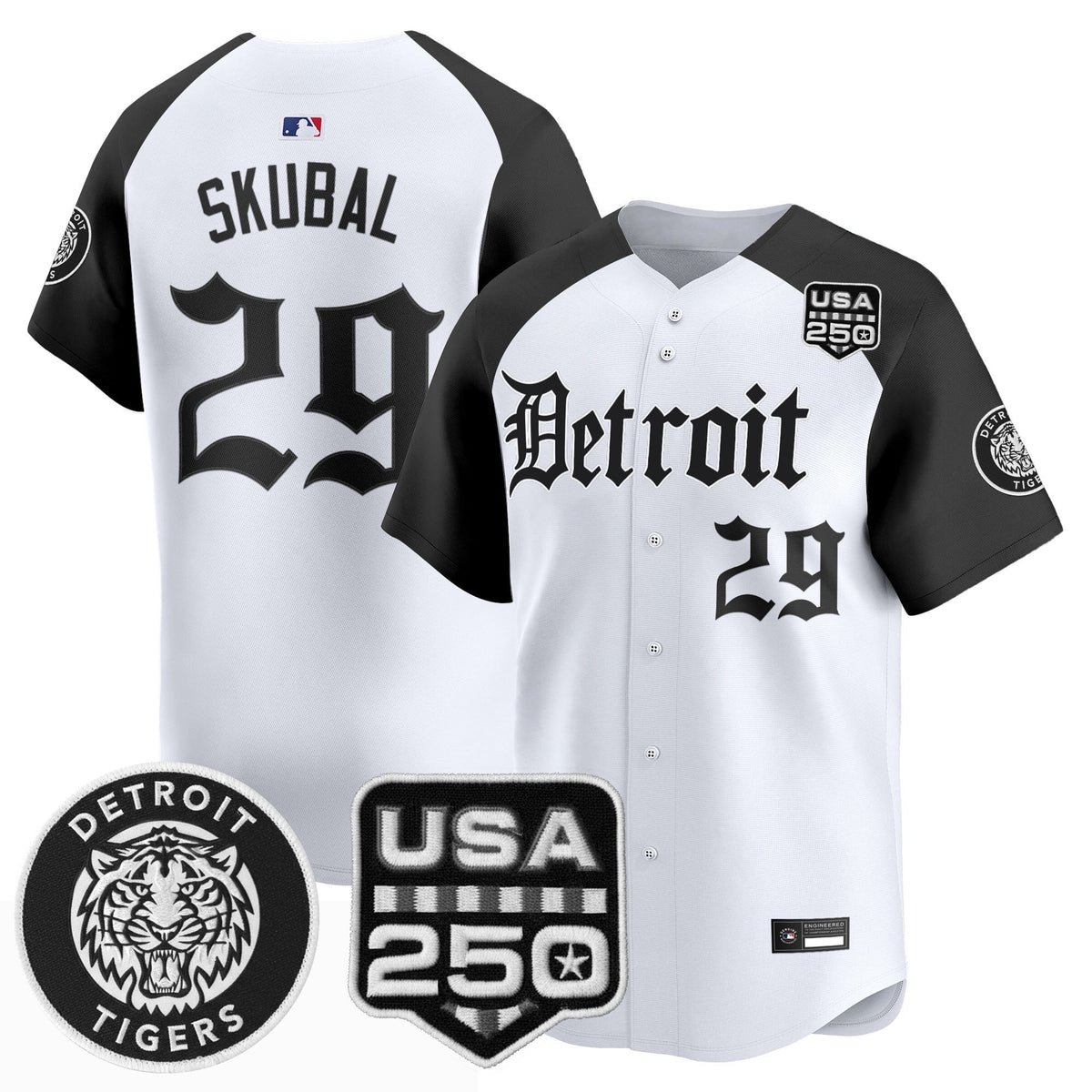 DET âGothic Editionâ Vapor Premier Limited Jersey - All Stitched