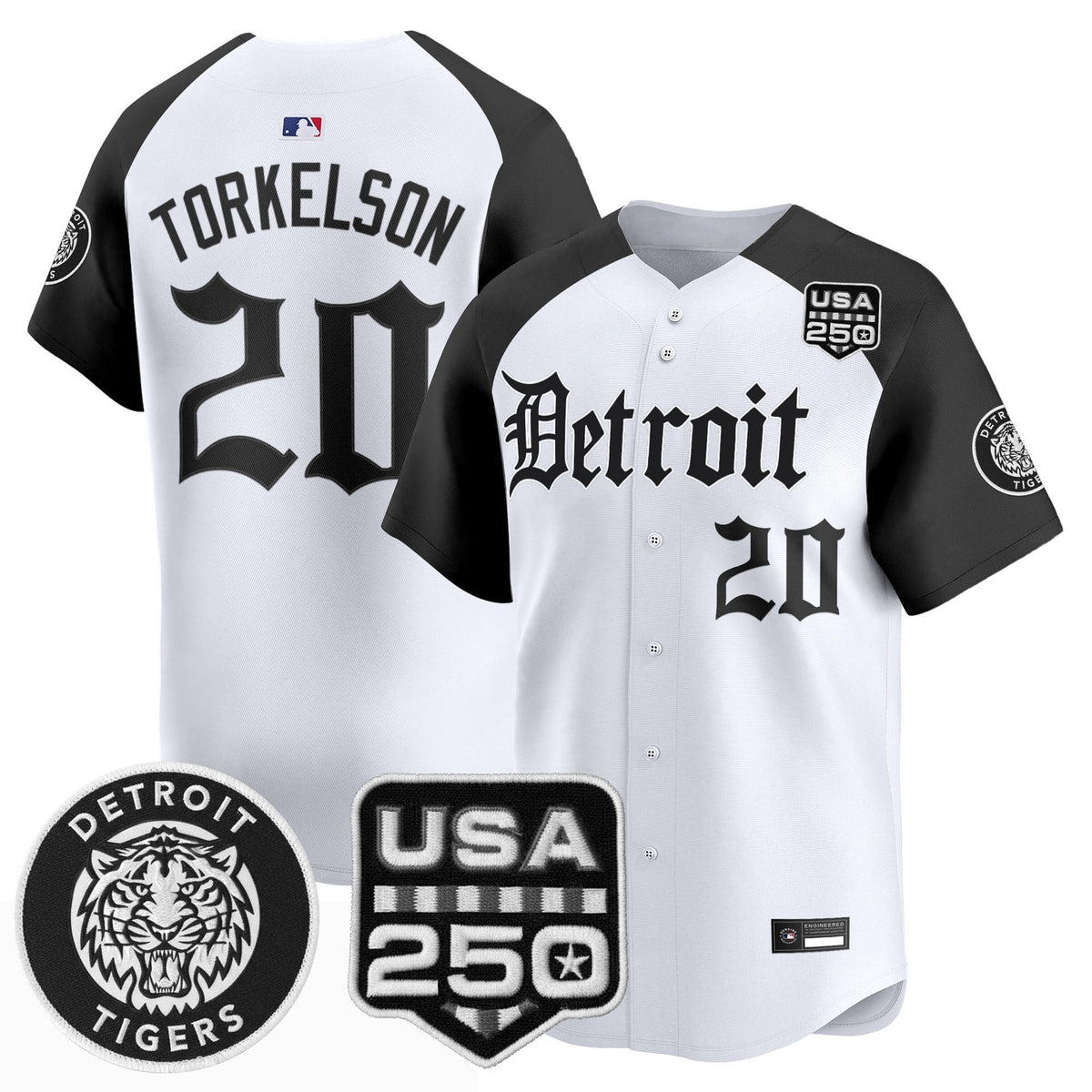 DET âGothic Editionâ Vapor Premier Limited Jersey - All Stitched