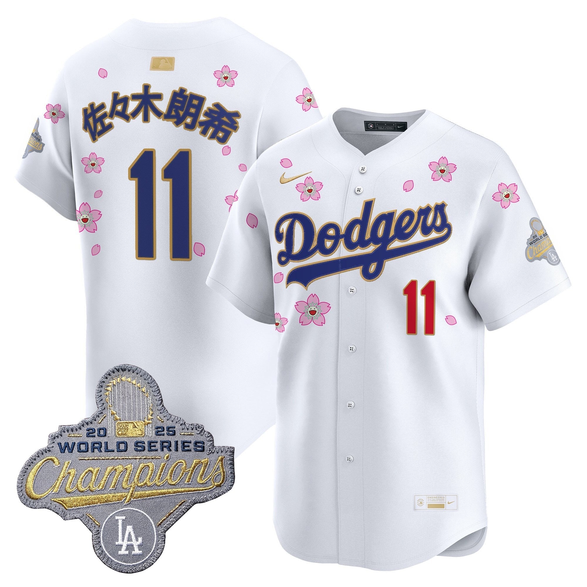 LAD "Tokyo Series x Gold Collection" Vapor Premier Limited Jersey - All Stitched