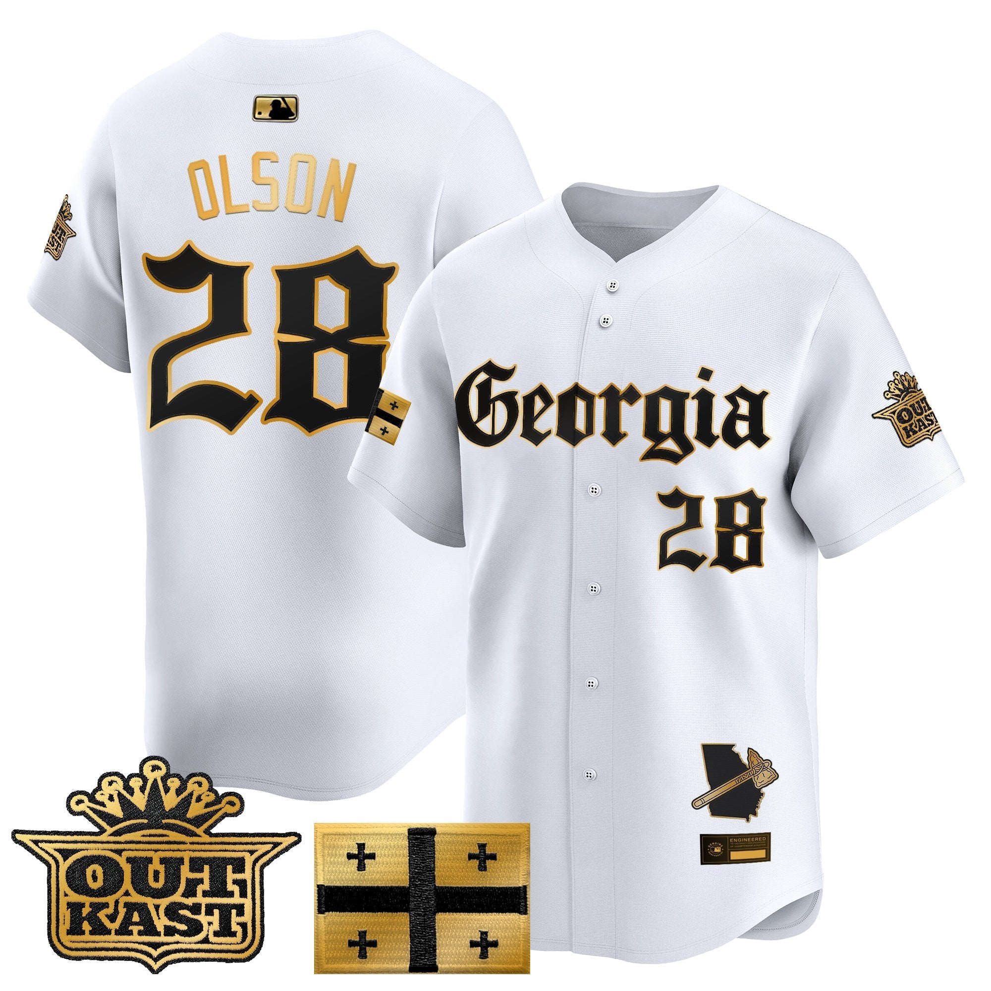 ATL 'Georgia x Outkast Gothic Edition' Vapor Premier Limited Jersey - All Stitched
