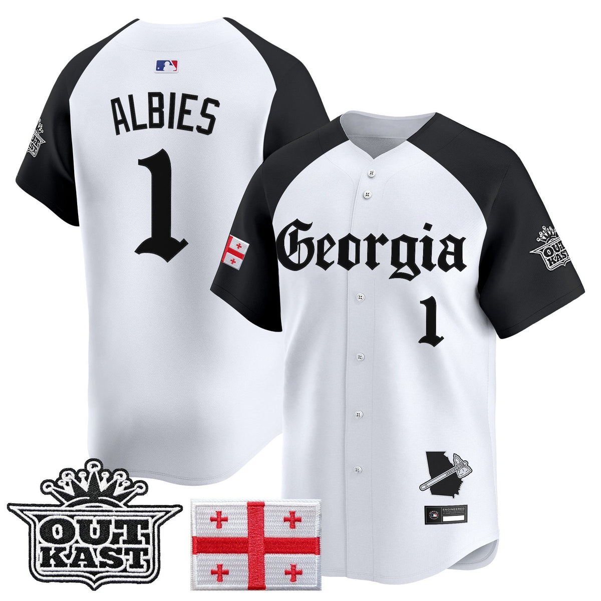 ATL 'Georgia x Outkast Gothic Edition' Vapor Premier Limited Jersey - All Stitched