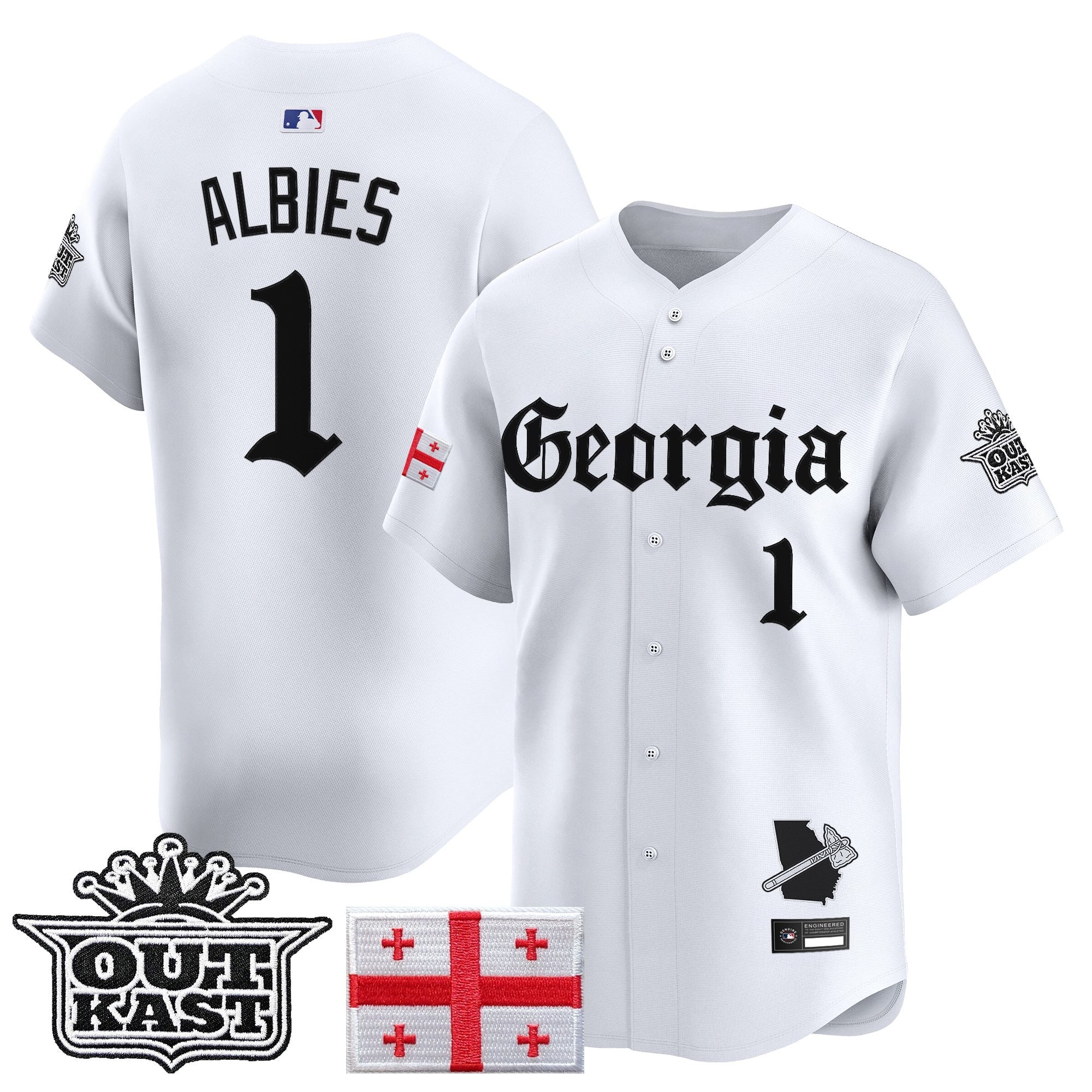 ATL 'Georgia x Outkast Gothic Edition' Vapor Premier Limited Jersey - All Stitched