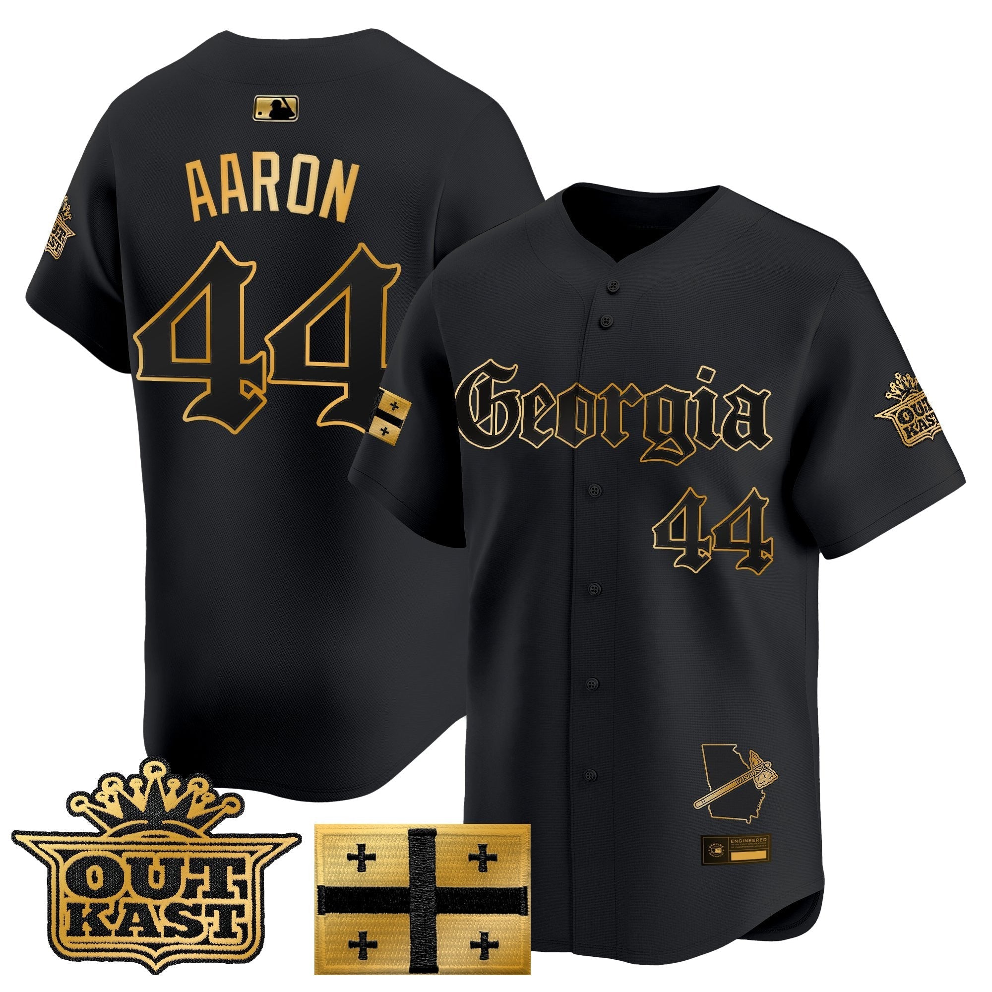 ATL 'Georgia x Outkast Gothic Edition' Vapor Premier Limited Jersey - All Stitched