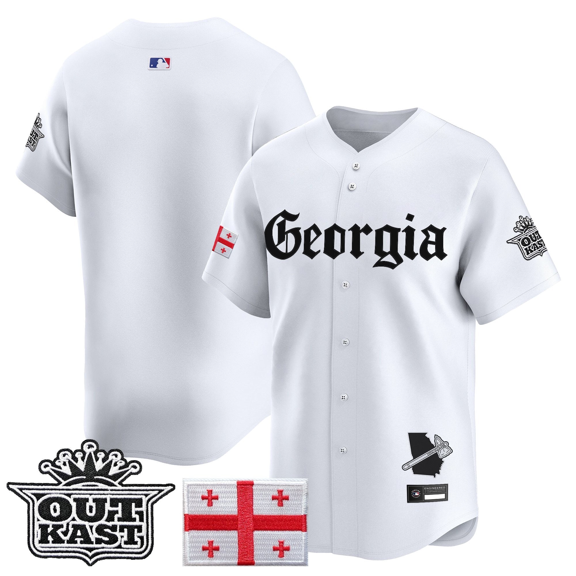 ATL 'Georgia x Outkast Gothic Edition' Vapor Premier Limited Jersey - All Stitched