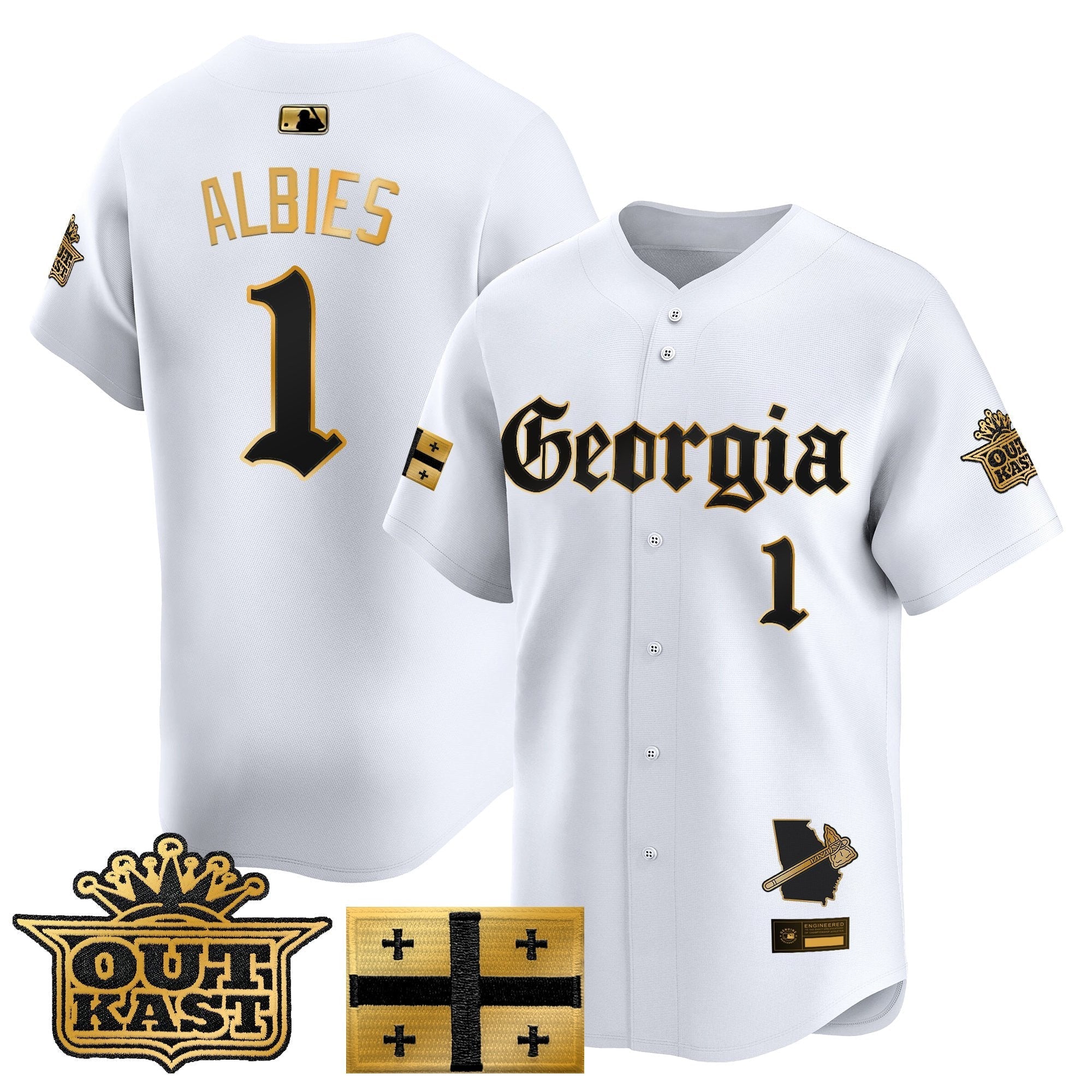 ATL 'Georgia x Outkast Gothic Edition' Vapor Premier Limited Jersey - All Stitched
