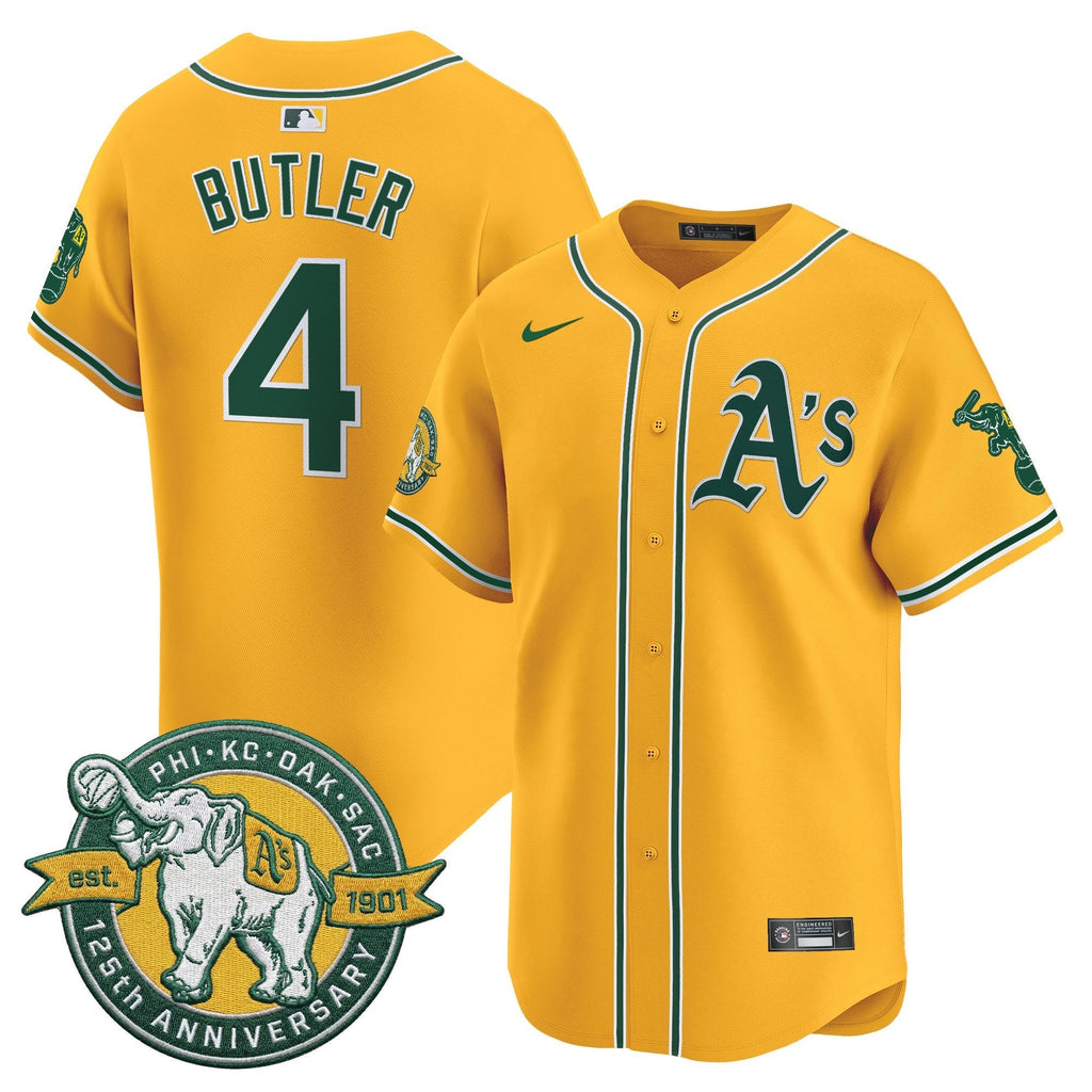 OAK 125th Anniversary Patch Vapor Premier Limited Jersey - All Stitched