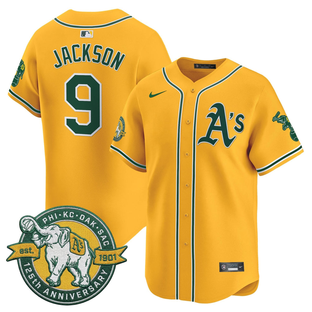OAK 125th Anniversary Patch Vapor Premier Limited Jersey - All Stitched
