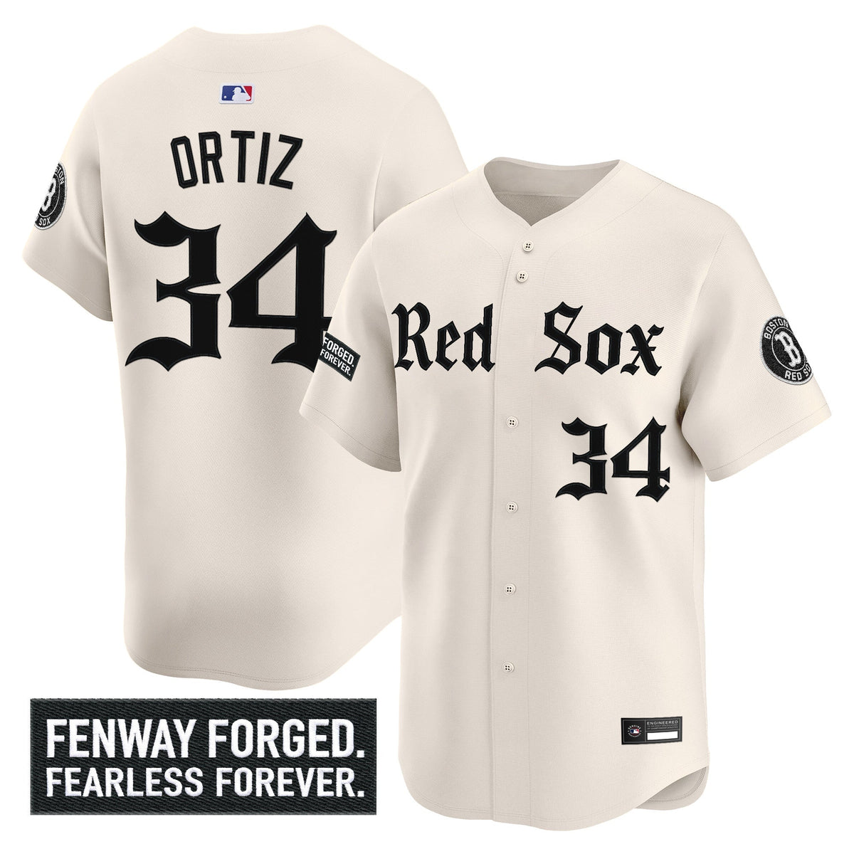 BOS 'Gothic Edition' Vapor Premier Limited Men Jersey - All Stitched