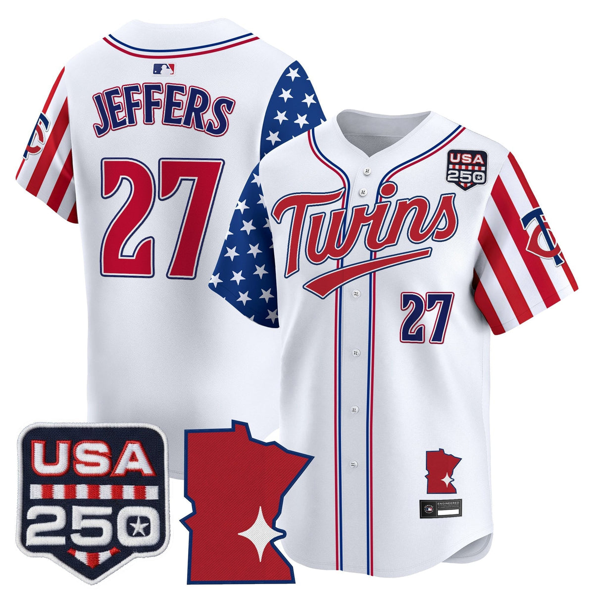 MIN "America 250 Edition" Vapor Premier Limited Jersey - Stitched