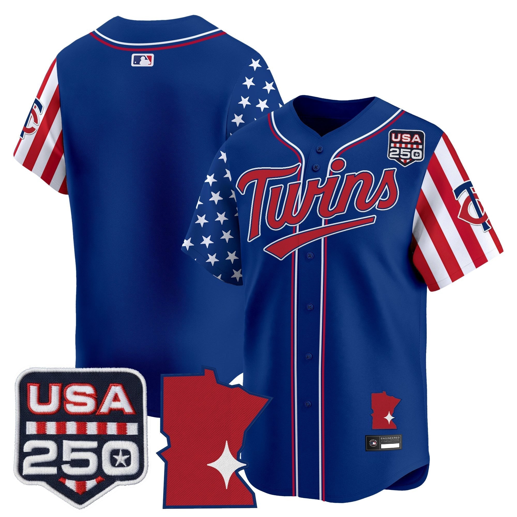 MIN "America 250 Edition" Vapor Premier Limited Jersey - Stitched