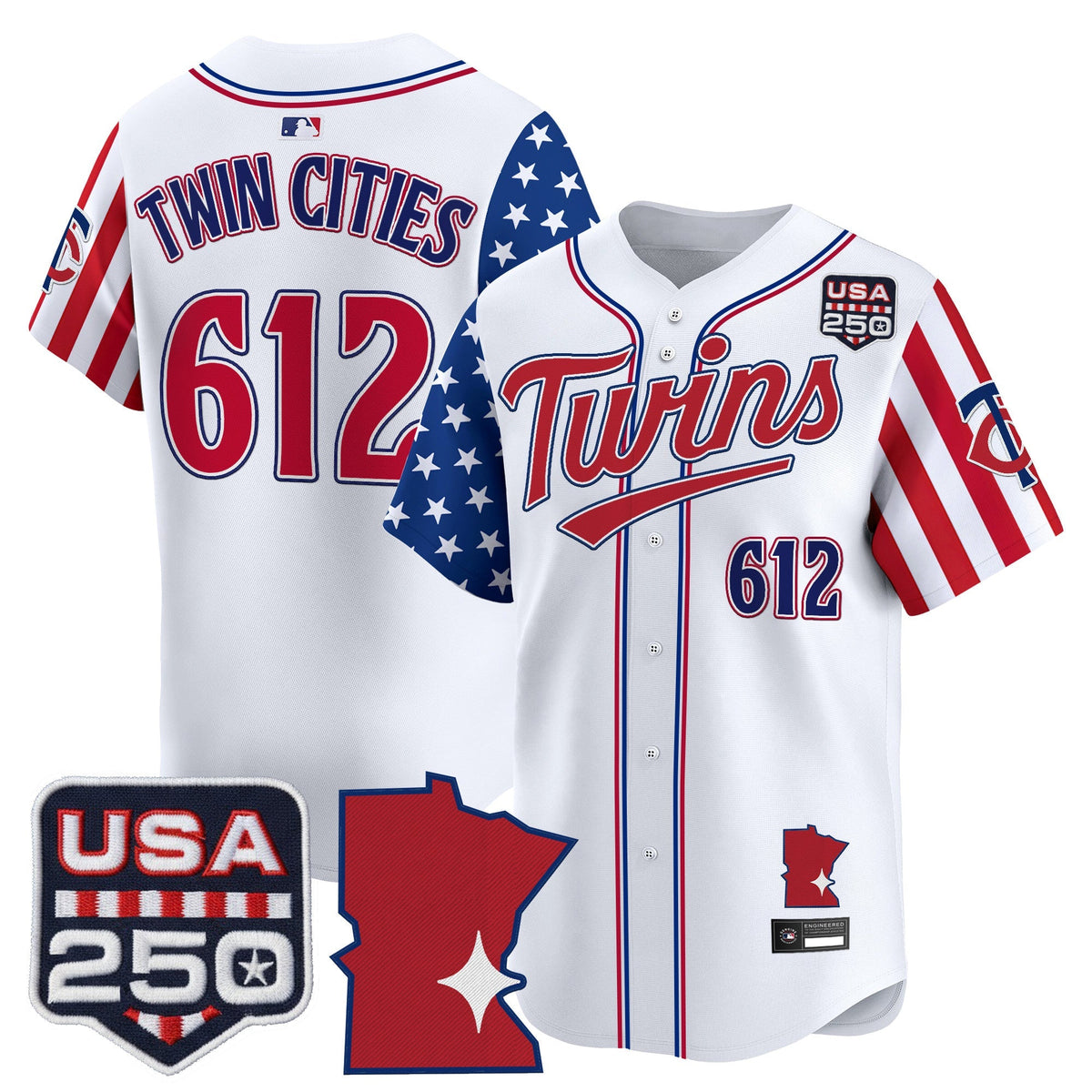 MIN "America 250 Edition" Vapor Premier Limited Jersey - Stitched