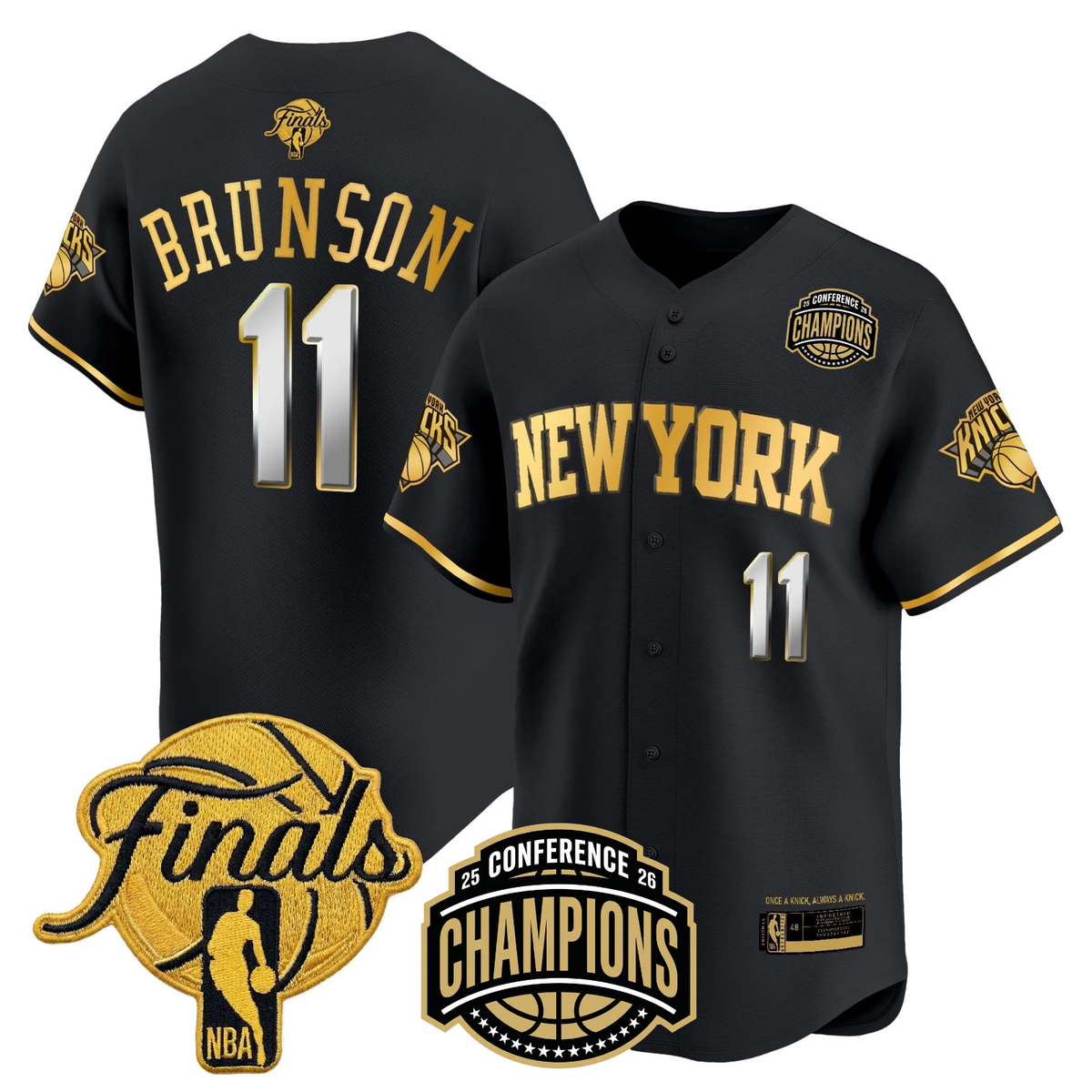 NYK 2026 Finals Vapor Baseball Jersey - Stitched