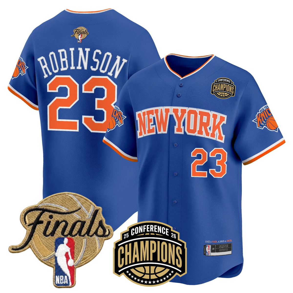 NYK 2026 Finals Vapor Baseball Jersey - Stitched