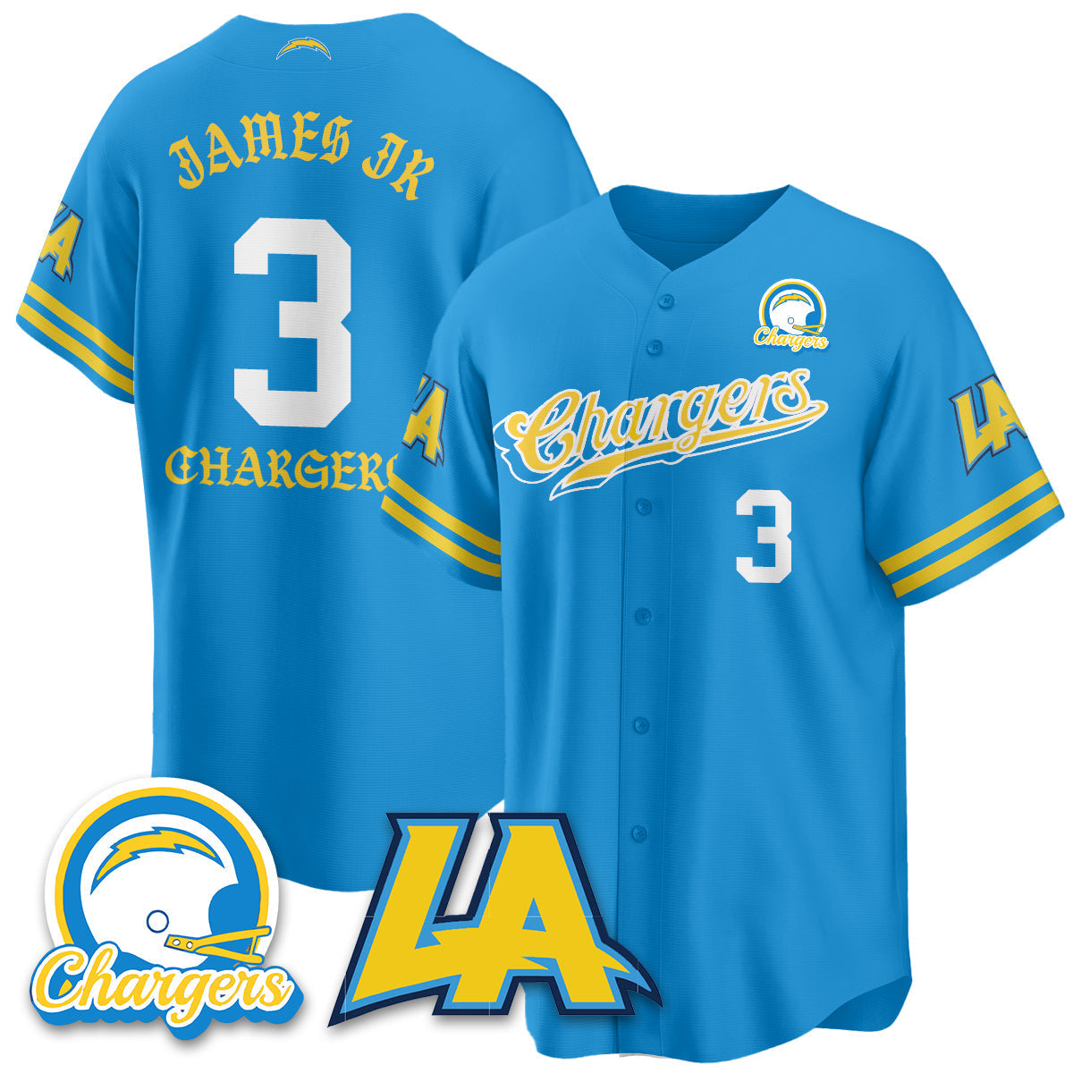 LVG Born x Raised Baseball Men Jersey - All Stitched