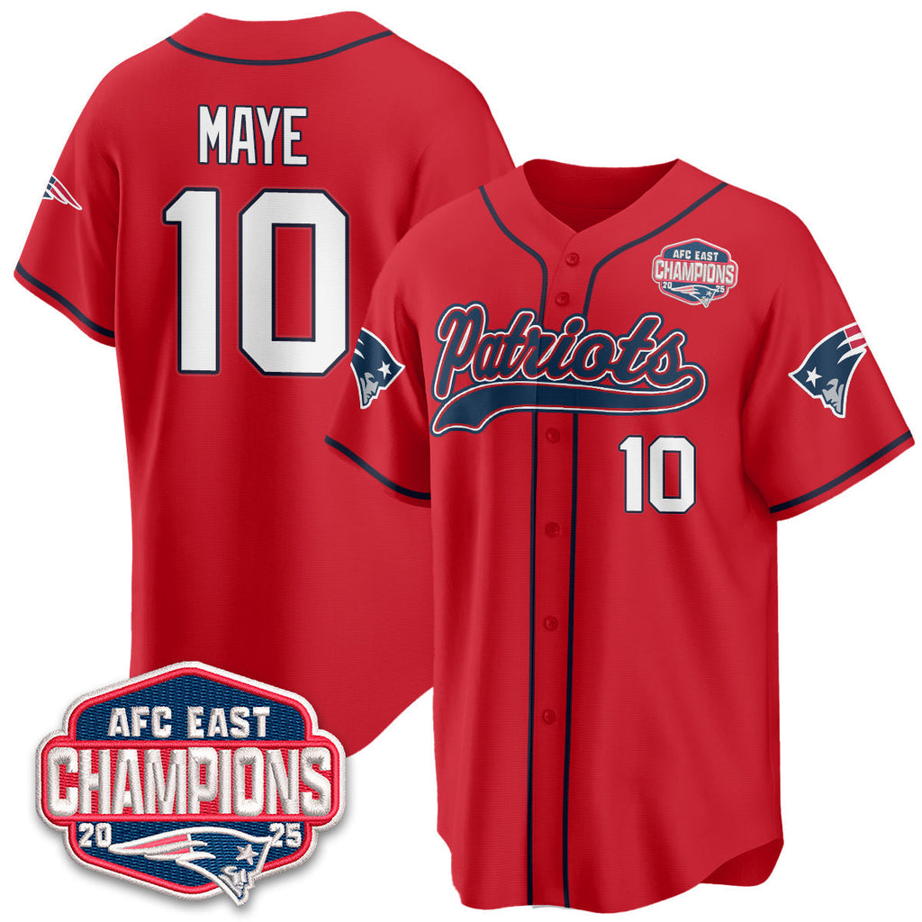 NE AFC East Division Champions Vapor Limited Baseball Jersey - All Stitched
