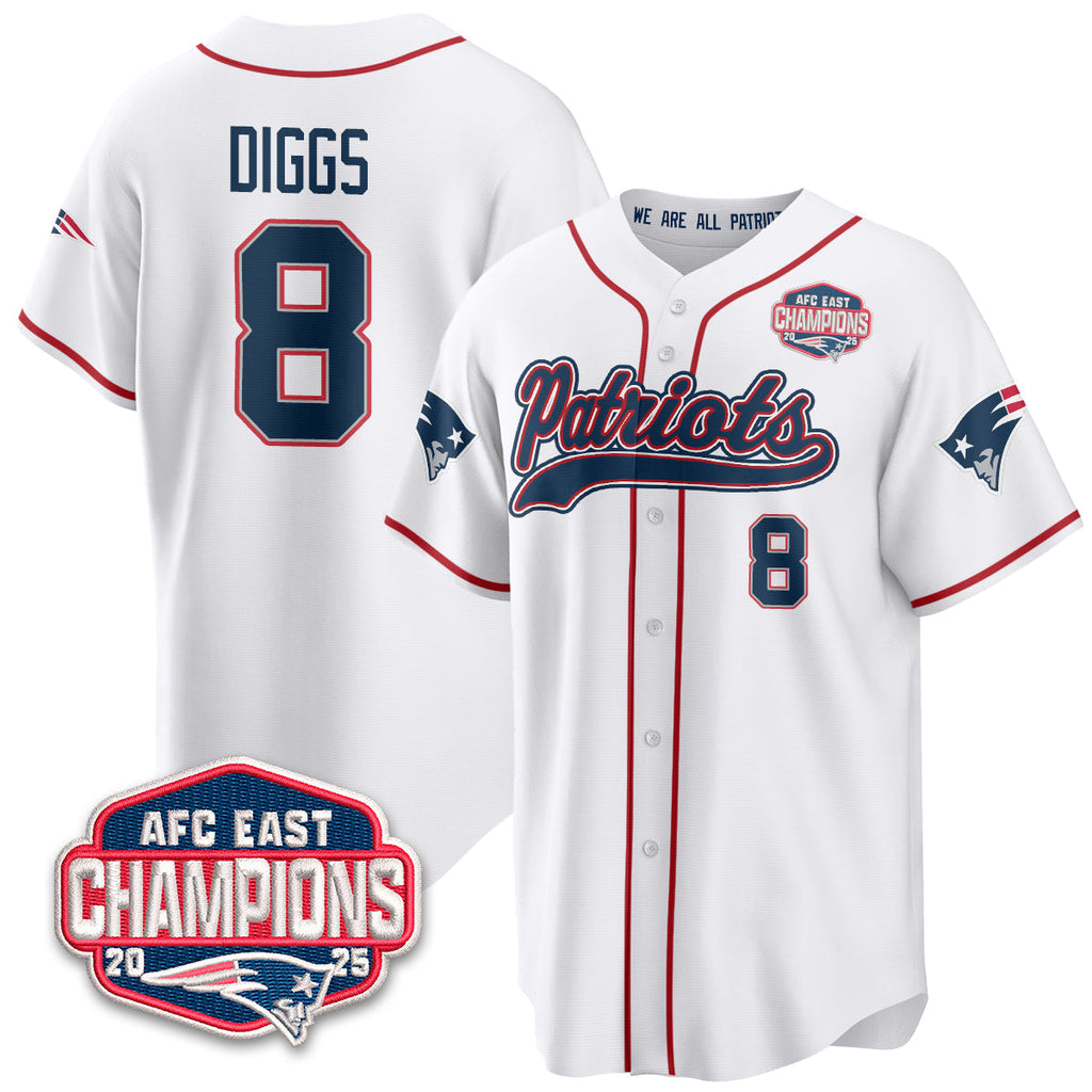 NE AFC East Division Champions Vapor Limited Baseball Men Jersey - All Stitched