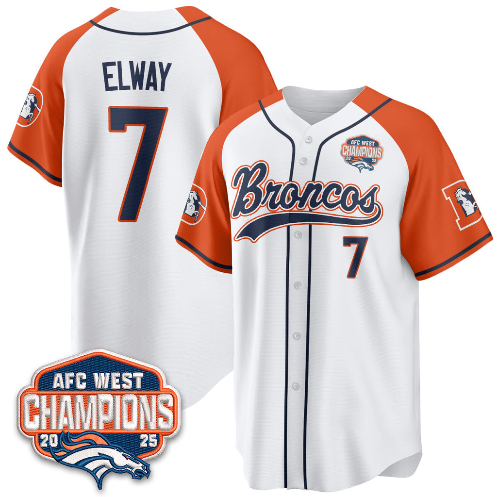 DEN AFC West Division Champions Vapor Limited Baseball Men Jersey - All Stitched
