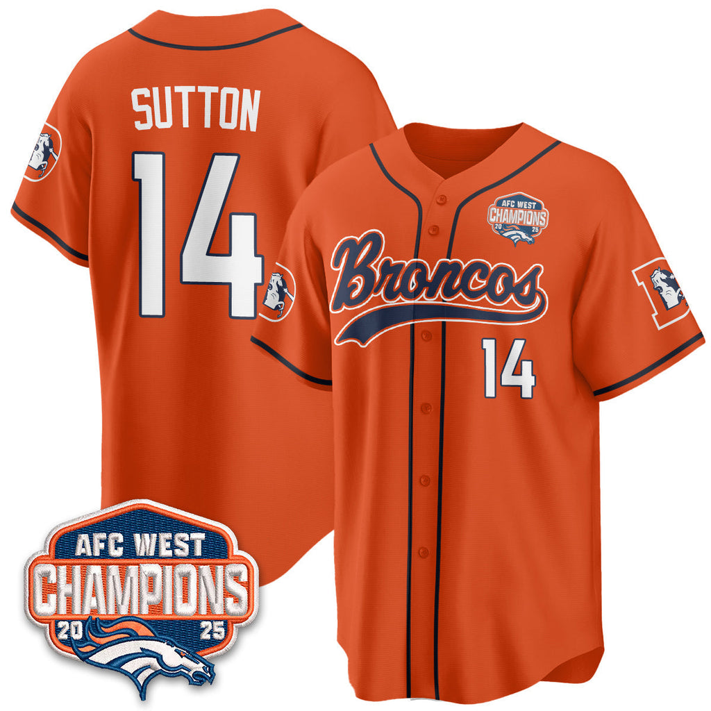 DEN AFC West Division Champions Vapor Limited Baseball Men Jersey - All Stitched