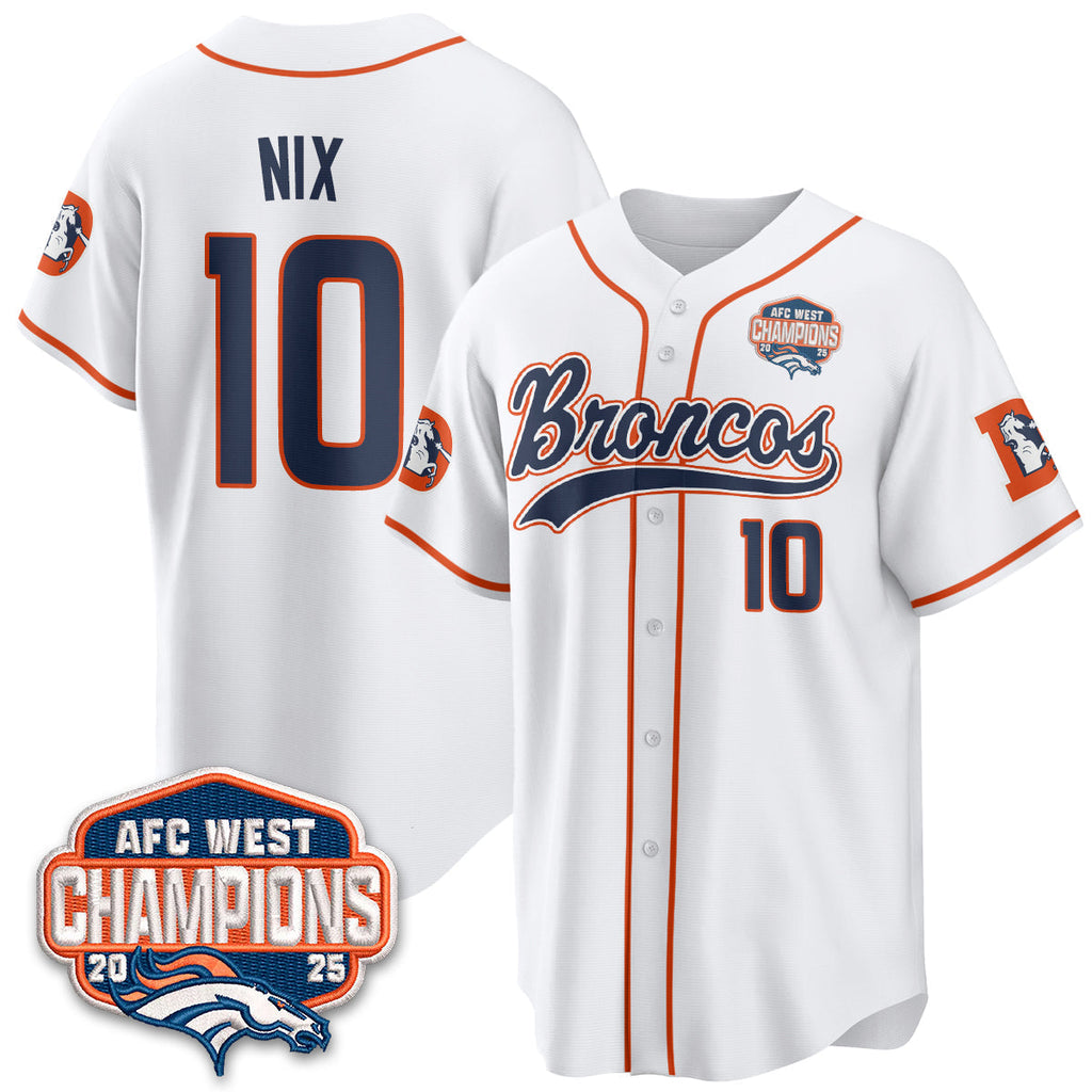 DEN AFC West Division Champions Vapor Limited Baseball Men Jersey - All Stitched