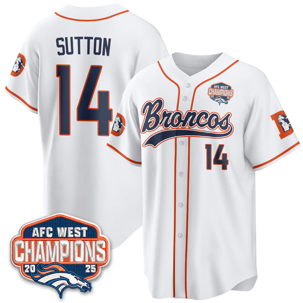 DEN AFC West Division Champions Vapor Limited Baseball Men Jersey - All Stitched