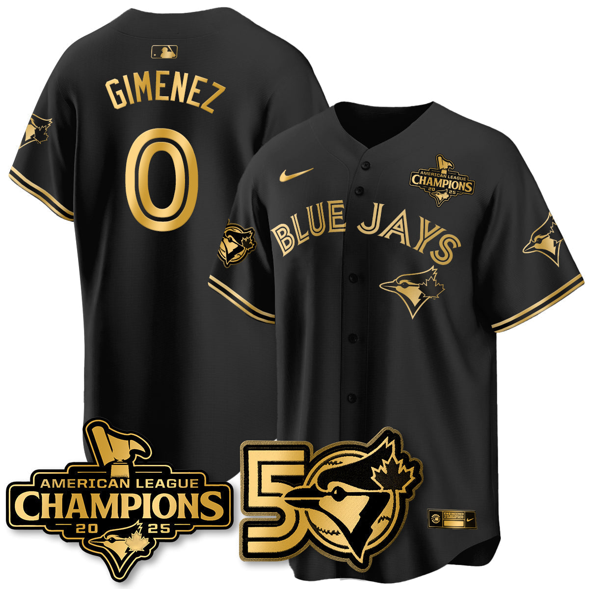 TBJ 2025 American League Champions Vapor Limited Jersey - 50th Season - All Stitched