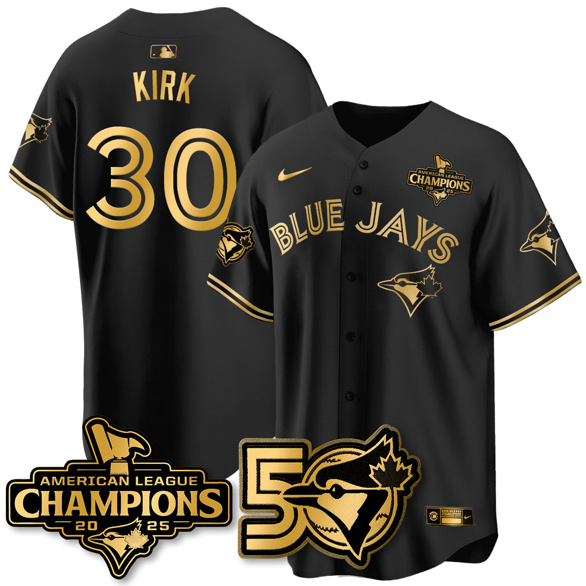TBJ 2025 American League Champions Vapor Limited Jersey - 50th Season - All Stitched