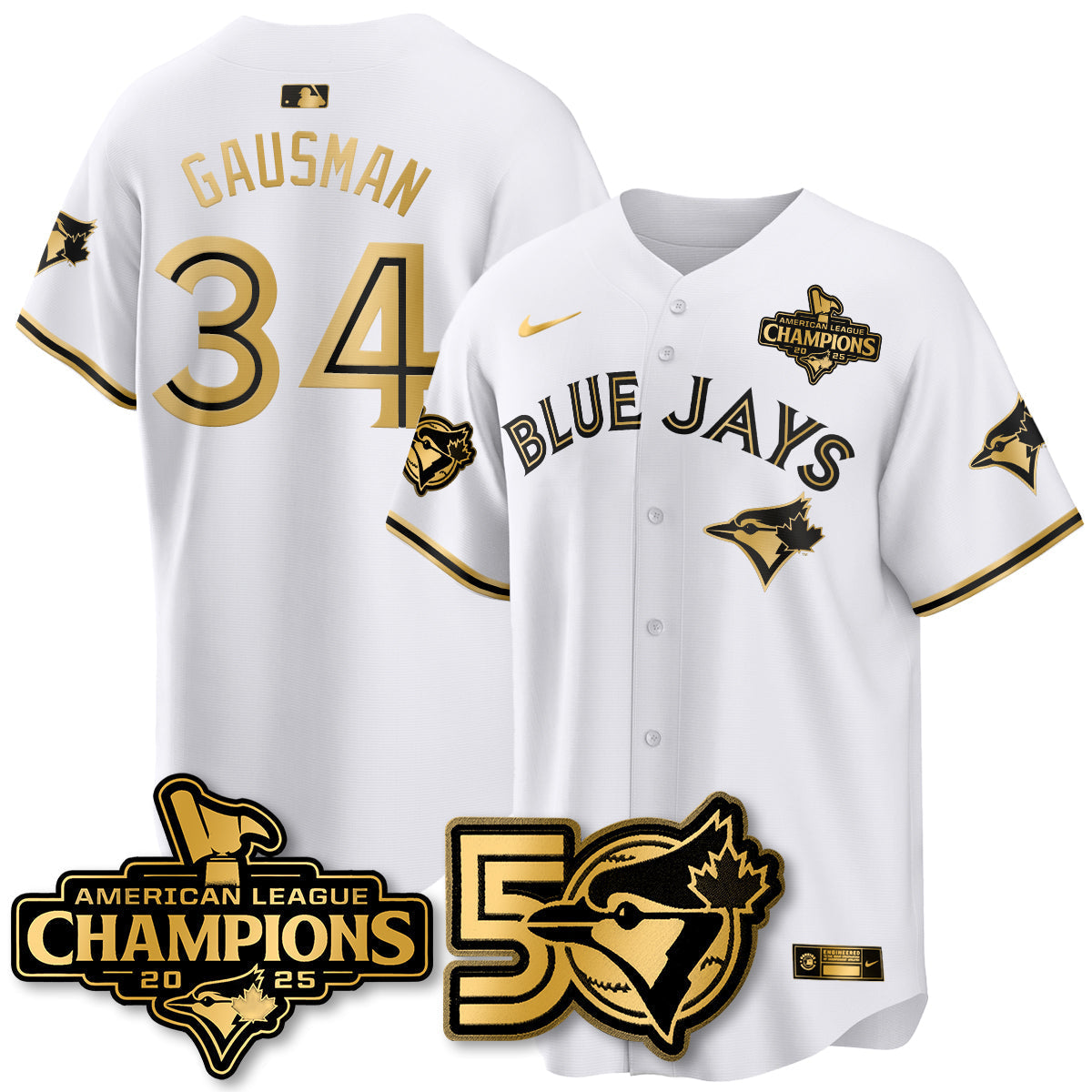 TBJ 2025 American League Champions Vapor Limited Jersey - 50th Season - All Stitched