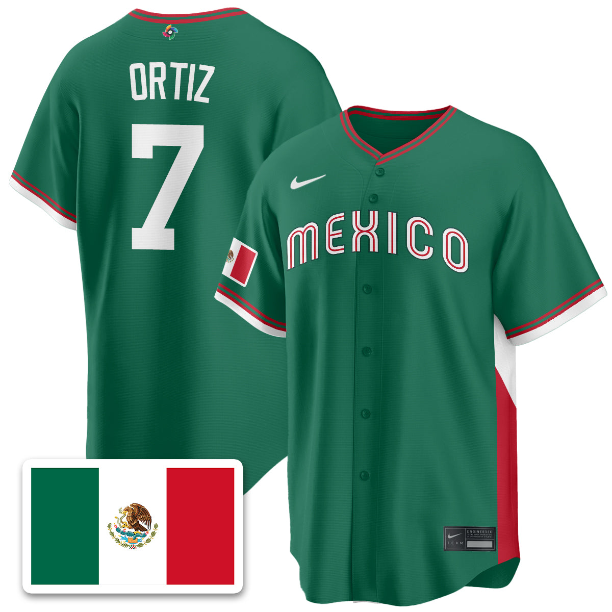 Mexico Baseball 2026 World Baseball Classic Limited Men Jersey - All Stitched