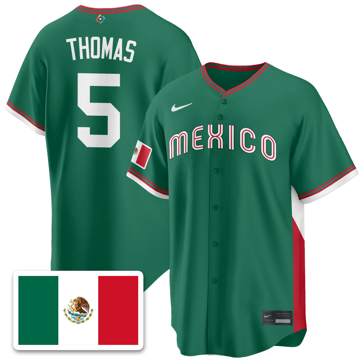 Mexico Baseball 2026 World Baseball Classic Limited Men Jersey - All Stitched