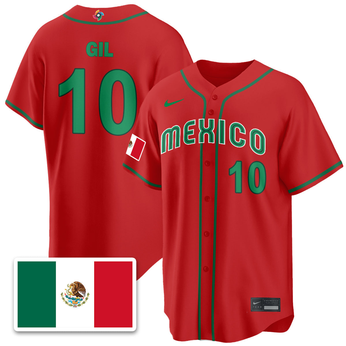 Mexico Baseball 2026 World Baseball Classic Limited Jersey - All Stitched