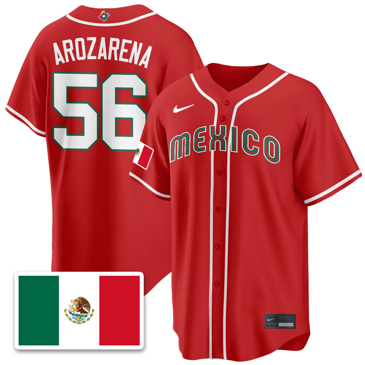 Mexico Baseball 2026 World Baseball Classic Limited Men Jersey - All Stitched